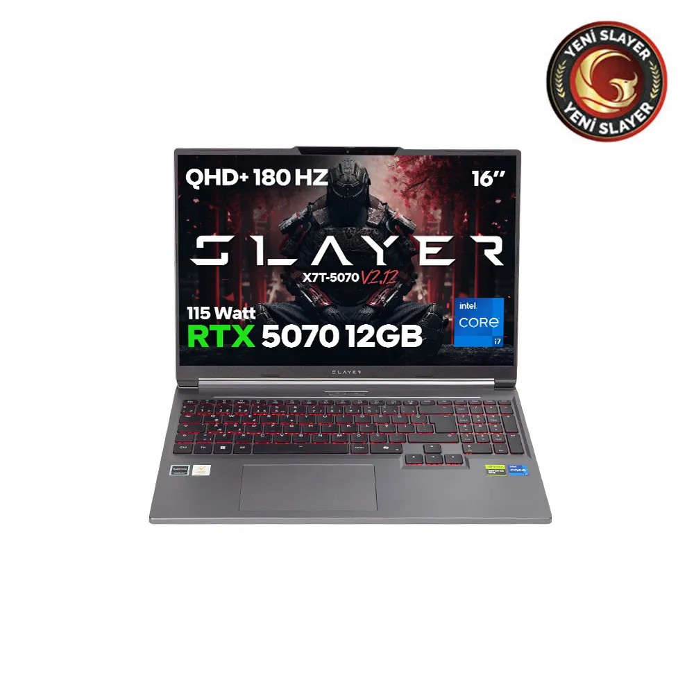 Game Garaj Slayer X7T-5070 V2.12 Intel Core i7 14650HX RTX5070