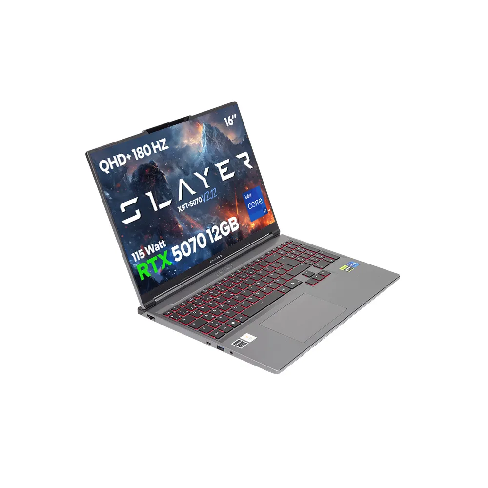 Game Garaj Slayer X9T-5070 V2.12 I9-14900HX RTX5070 12GB 16" 180Hz QHD+ FreeDos Oyuncu Laptop