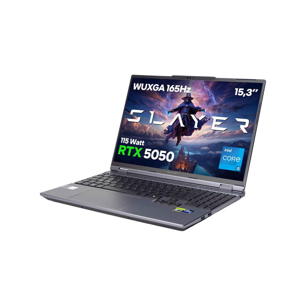 Game Garaj Slayer X5T2-5050 Intel Core i5 14450HX RTX5050 15.3" 165Hz WUXGA FreeDos Oyuncu Laptop