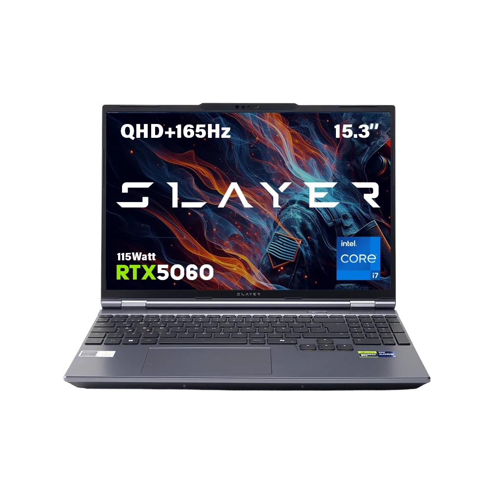 Game Garaj Slayer X7T2-5060 Intel Core i7 14650HX RTX5060 15.3" 165Hz QHD+ FreeDos Oyuncu Laptop