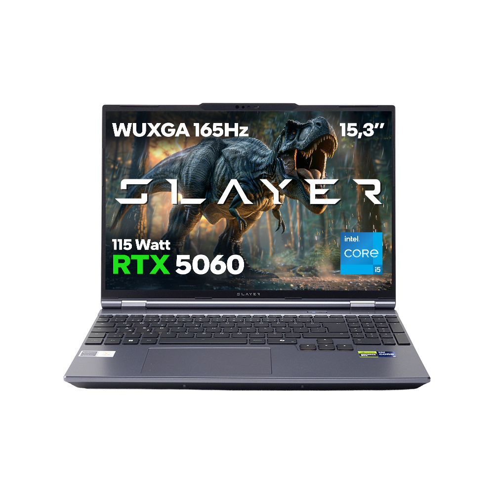 Game Garaj Slayer X5T2-5060 Intel Core i5 14450HX RTX5060 15.3" 165Hz WUXGA FreeDos Oyuncu Laptop