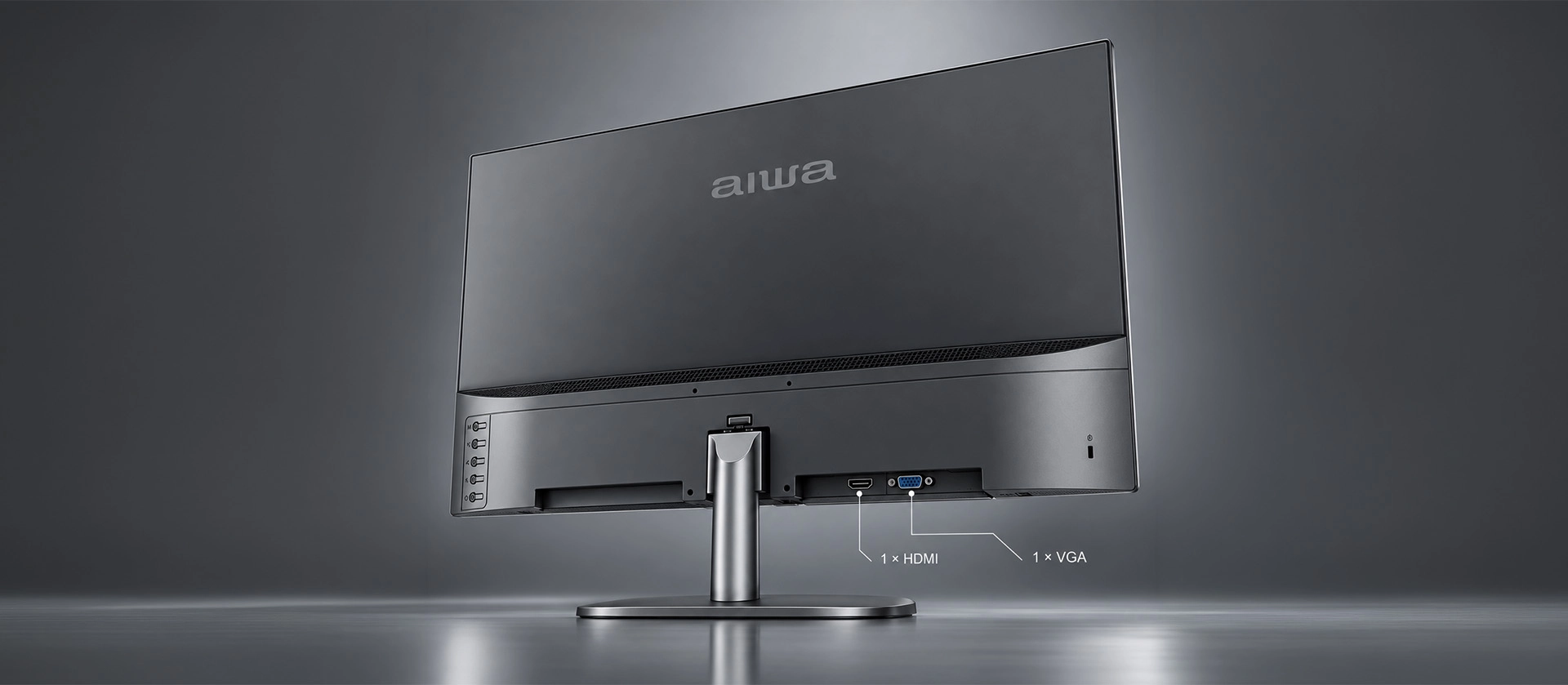 AIWA MF2219-B HDMI ve VGA bağlantı noktaları