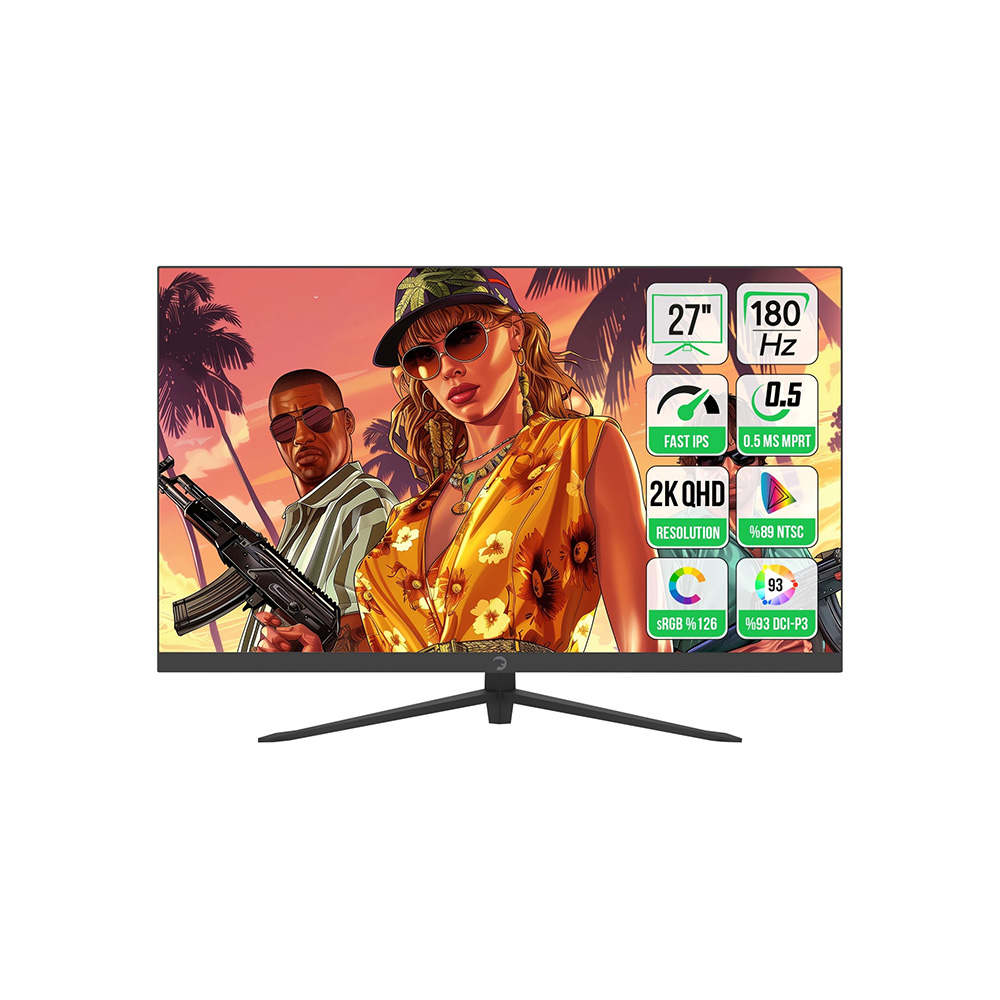 GamePower 27" Sonic T80 180Hz 0.5ms Fast IPS QHD Gaming Monitör
