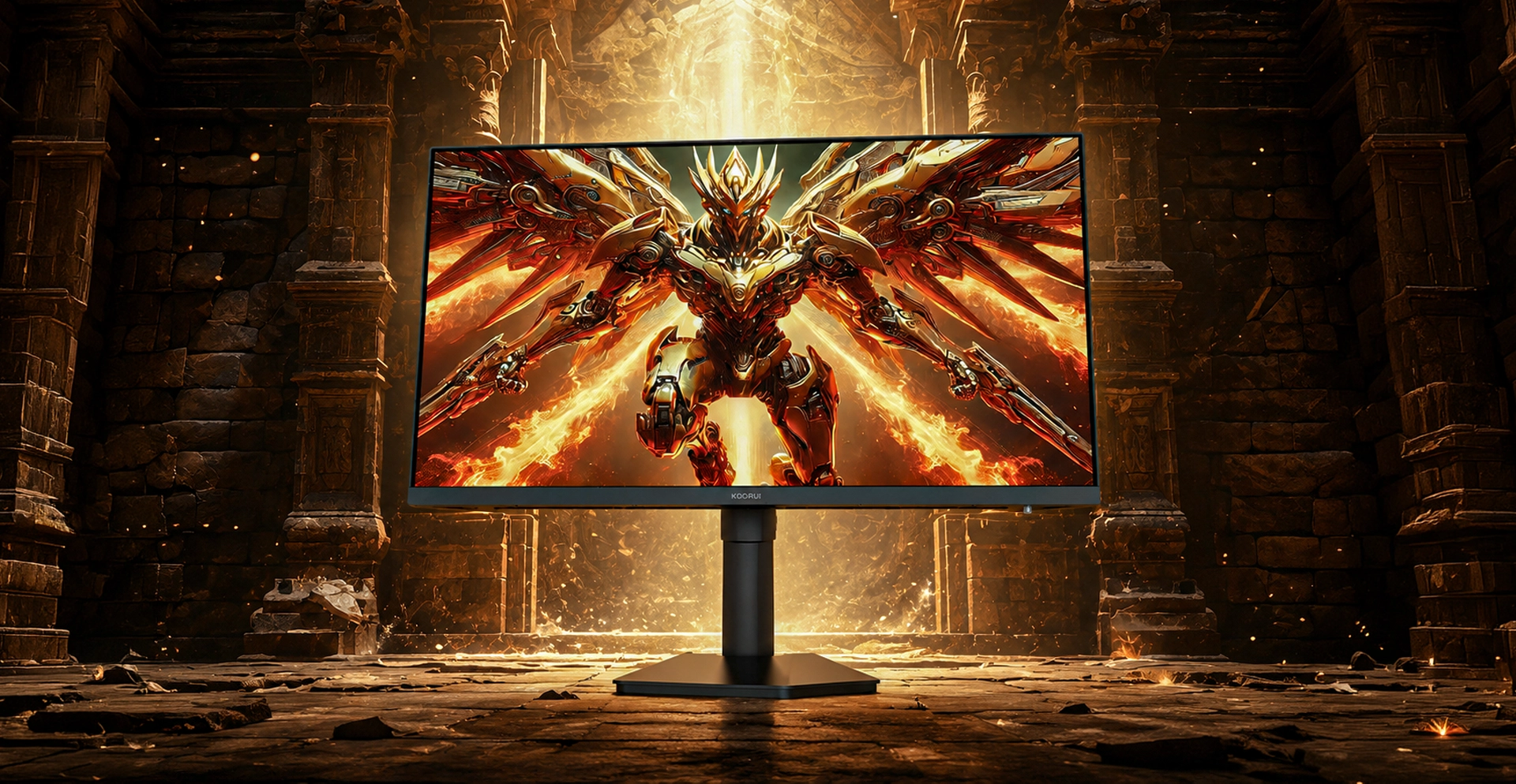 Koorui 27 G2721E 320Hz 1ms IPS QHD gaming monitör hero görseli