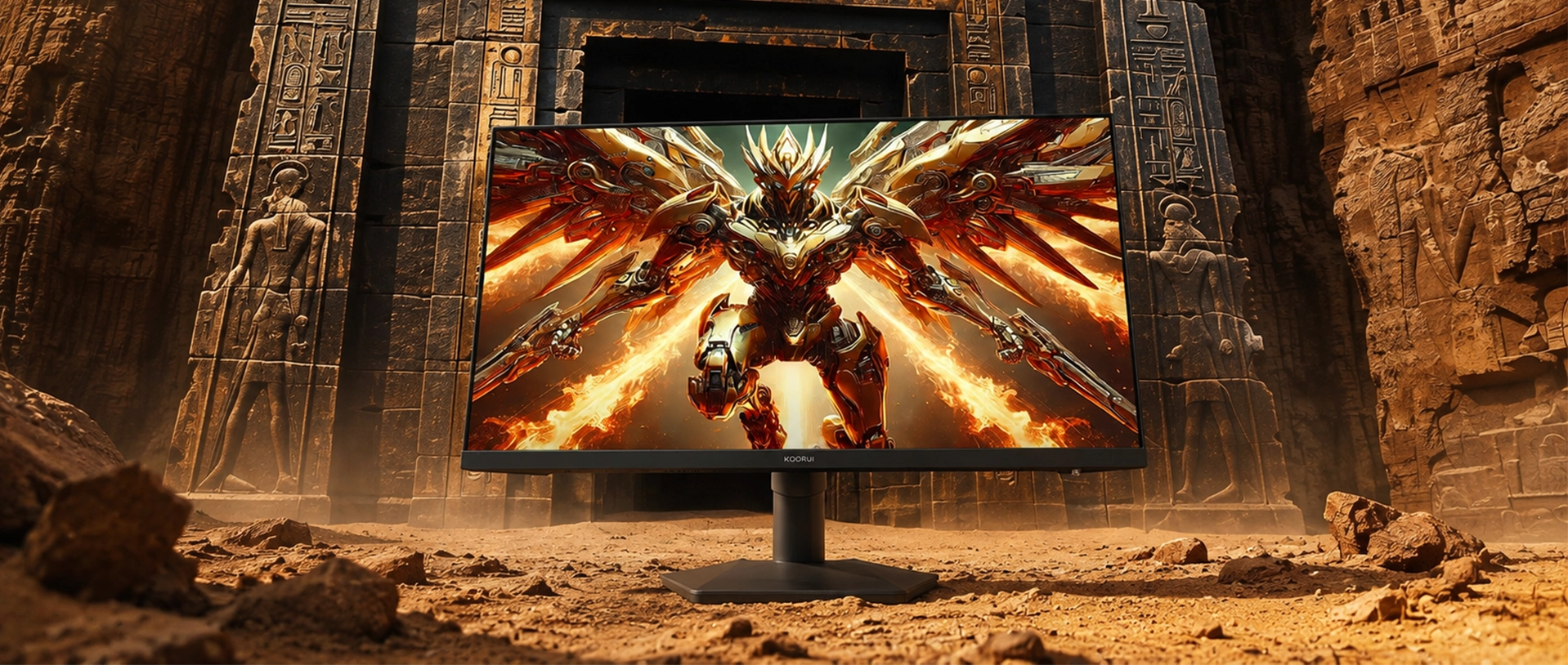 Koorui G2721E 1 ms tepki süresi ve 320 Hz yenileme hızı görseli