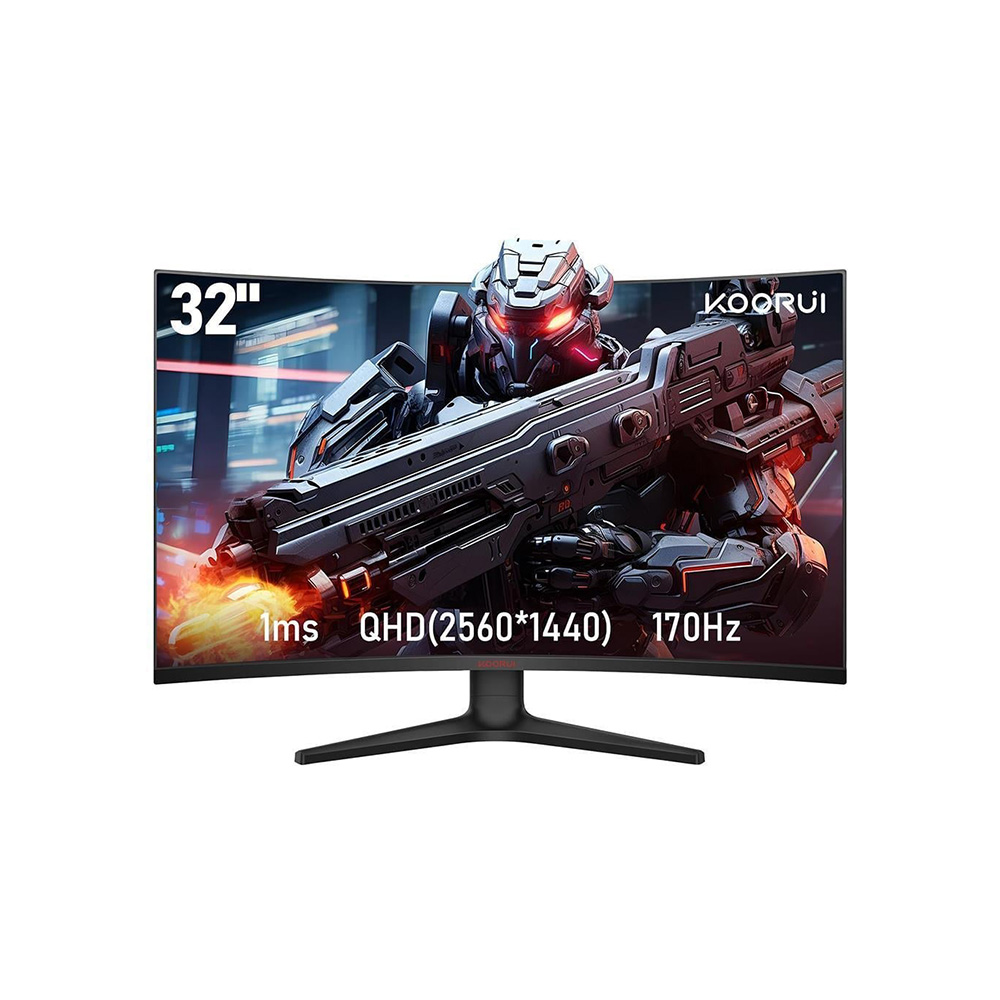 Koorui 31.5" 32E6QC 170Hz 1ms VA QHD Curved Gaming Monitör
