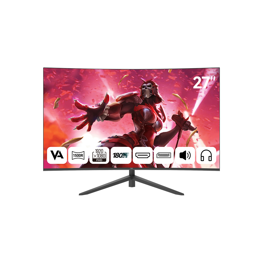 NPC 27" MD270K-V 180Hz 1ms VA Curved FHD Gaming Monitör