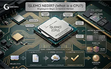 İşlemci Nedir? CPU Ne İşe Yarar?