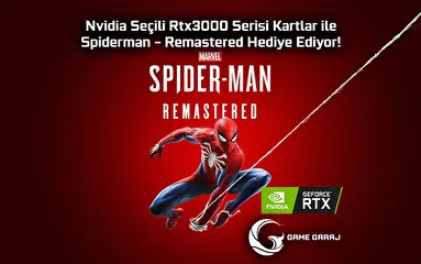 Nvidia Seçili Rtx3000 Serisi Kartlar ile Spiderman – Remastered Hediye Ediyor