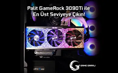 Palit GameRock 3090Ti ile En Üst Seviyeye Çıkın