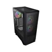 Cougar MX430 Mesh RGB Mid Tower Kasa PSU Yok