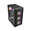FSP CMT318 750W 80+ Bronze PCIE 5.0 Rainbow RGB Mid Tower Kasa