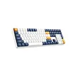 AIGO A108 Starry Blue İngilizce Q Mekanik Klavye Blue Switch Oyuncu Klavyesi