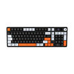 Hawk Gaming HK258 Membrane LCD RGB Kablosuz Siyah Turuncu Gaming Klavye