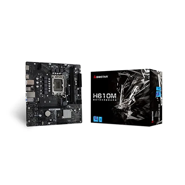 Biostar H610MT-E D5 1700P DDR5 Micro ATX Anakart