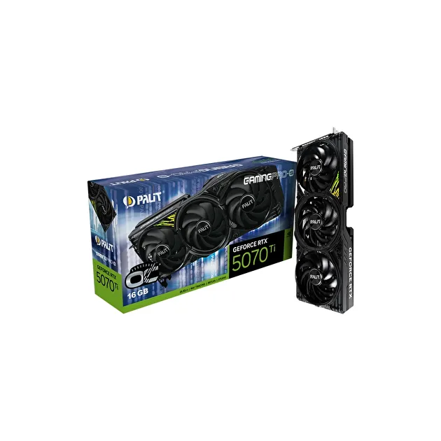 Palit RTX5070Ti GAMINGPRO-S OC 16GB 256Bit GDDR7 Ekran Kartı