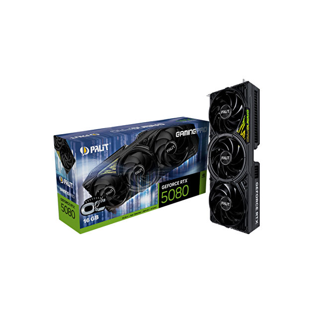 Palit RTX5080 GAMINGPRO OC 16GB 256Bit GDDR7 Ekran Kartı