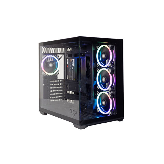 AIGO C280 ARGB Siyah 750W 80+ Bronze Mid Tower Kasa