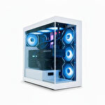AIGO DS900 Beyaz 850W 80+ Bronze ARGB Mid Tower Kasa