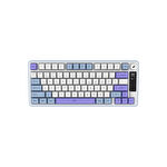 Hawk Gaming HK255 Membrane LCD RGB Kablosuz Mavi Mor Gaming Klavye