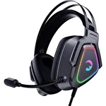 Gamepower Kyruse Gri 7.1 Surround RGB Gaming Titreşimli Kulaklık