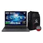 Game Garaj Slayer R9T-5070 V2.12 AMD Ryzen 9 8945HX RTX5070 12GB 16" 300Hz QHD+ FreeDos Oyuncu Laptop