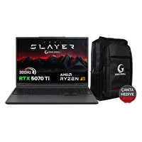 Game Garaj Slayer R9T-5070Ti AMD Ryzen 9 9955HX RTX5070Ti 16" QHD+ FreeDos 300Hz Oyuncu Laptop