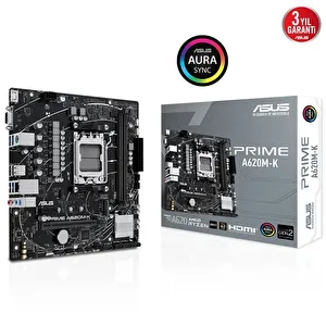 ASUS PRIME A620M-K AM5 DDR5 Micro ATX Anakart
