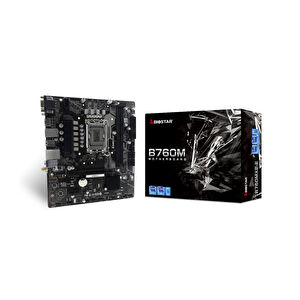 Biostar B760MX2-E DDR4 4400MHz 1700p mATX Anakart