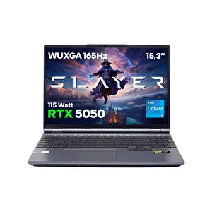 Game Garaj Slayer X5T2-5050 Intel Core i5 14450HX RTX5050 15.3" 165Hz WUXGA FreeDos Oyuncu Laptop