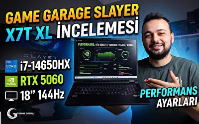 Furkan PC : Yeni Game Garaj Slayer X7T XL-5060 İncelemesi