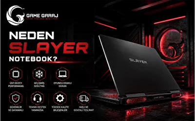 Neden Slayer Notebook? 2 Yıl Garanti, Mux ve Özelleştirme
