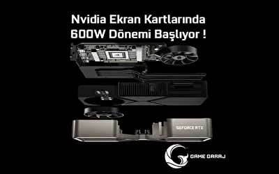 Nvidia Ekran Kartlarında 600W Dönemi Başlıyor