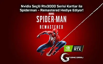 Nvidia Seçili Rtx3000 Serisi Kartlar ile Spiderman – Remastered Hediye Ediyor