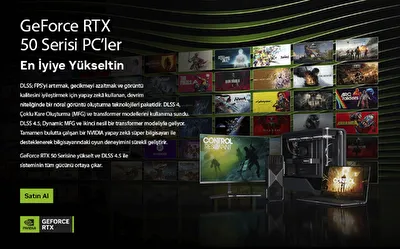 GeForce RTX 50 Serisi PC’ler En İyiye Yükseltin