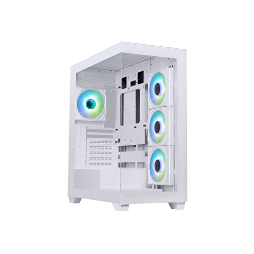 BitFenix CETO PREMIUM Mid Tower ATX 4x120mm Fans FRGB White USB-C 750W PSU 80+ Bronze