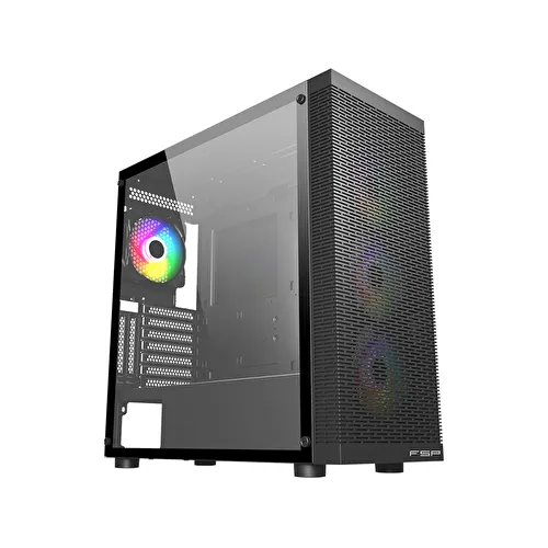 FSP CMT591M Mid Tower ATX 4x120mm Fans ARGB
