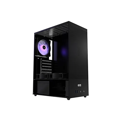 HAWK HC310 Mini Tower mATX 3x120mm Fans Rainbow Mesh Front 600W PSU