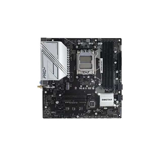 Biostar B650M X3D PRO+ AM5 DDR5 Micro ATX Anakart