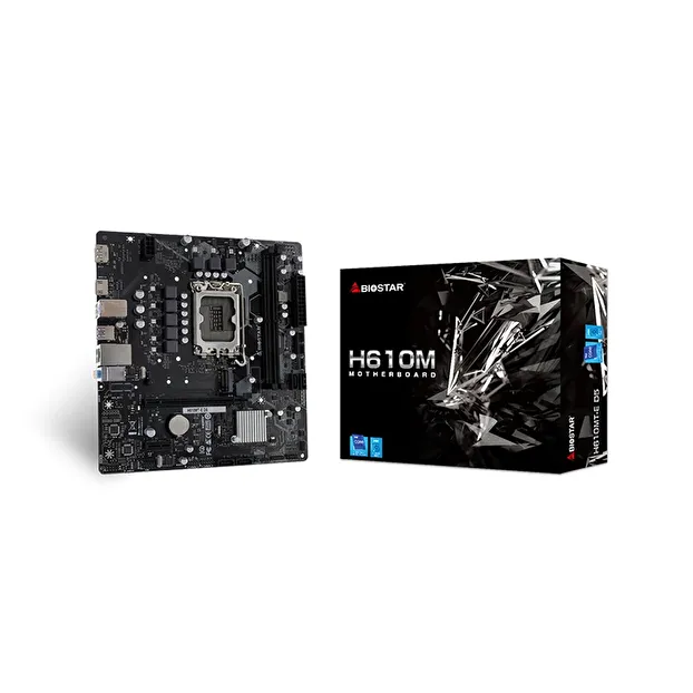 Biostar H610MT-E D5 1700P DDR5 Micro ATX Anakart