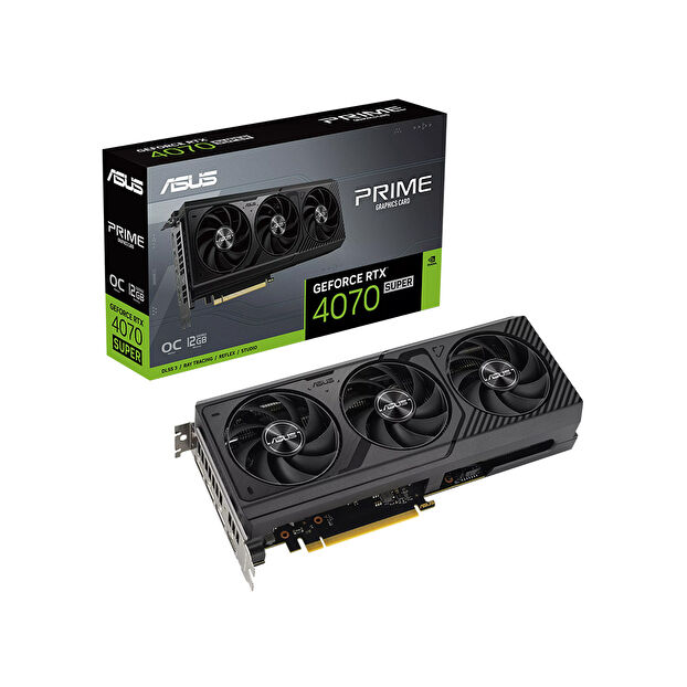 ASUS PRIME RTX4070S O12G Super OC 12GB 192Bit GDDR6X Ekran Kartı