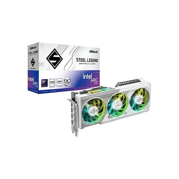 Asrock Arc B580 Steel Legend OC 12GB GDDR6 192bit Ekran Kartı