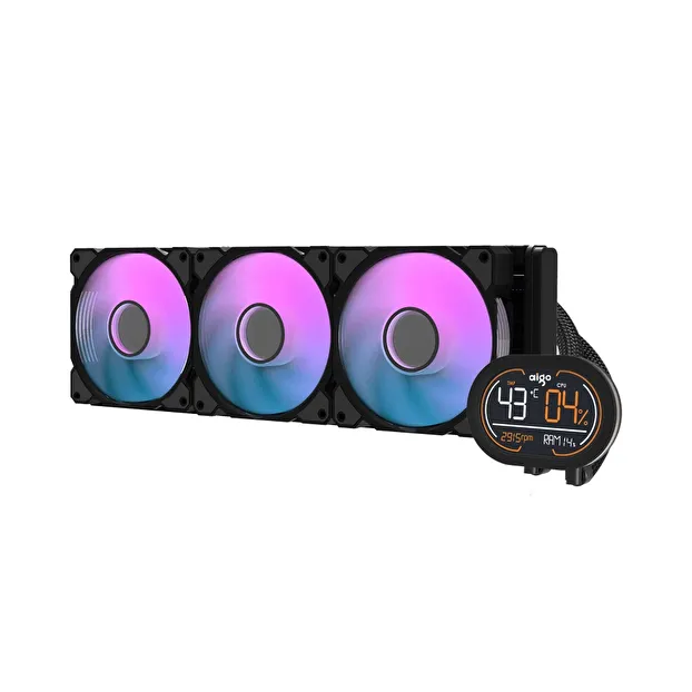 AIGO DH360D ARGB 360mm Siyah Sıvı Soğutma