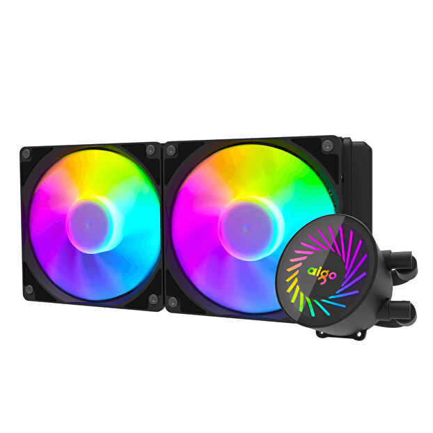 AIGO DCS240 ARGB 240mm Siyah Sıvı Soğutma