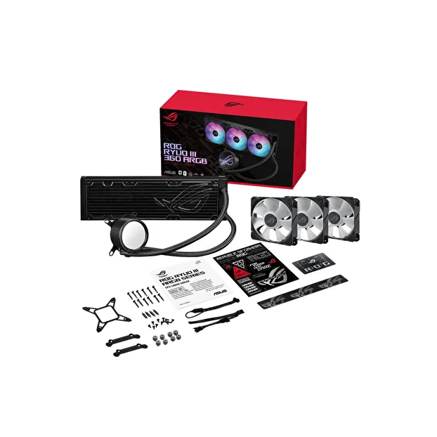 ASUS RYUO III 360 ARGB 360mm Siyah ARGB Sıvı Soğutucu