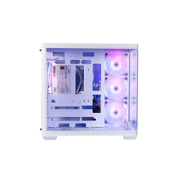 AIGO C280 ARGB Beyaz 850W 80+ Bronze Mid Tower Kasa