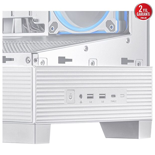 ASUS A31 PLUS TG ARGB Tempered Glass ATX Beyaz Kasa 
