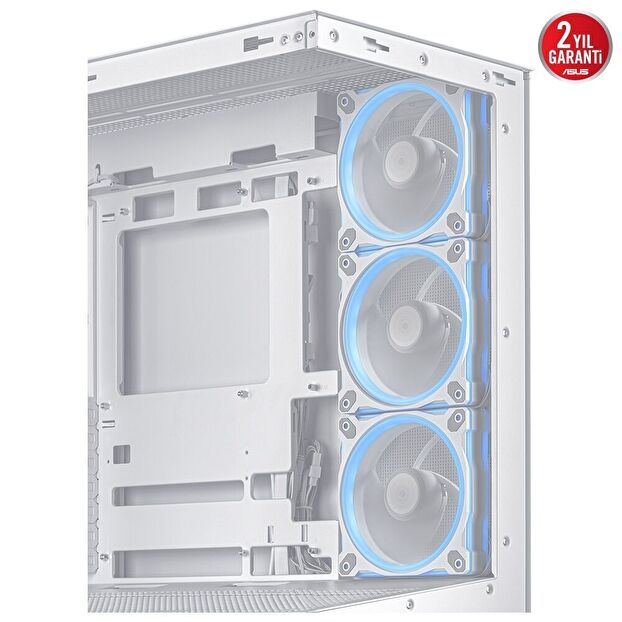 ASUS A31 PLUS TG ARGB Tempered Glass ATX Beyaz Kasa 