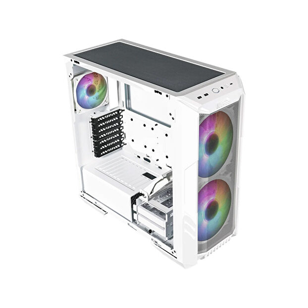 Cooler Master HAF500 BEYAZ ARGB Mid Tower Kasa PSU YOK