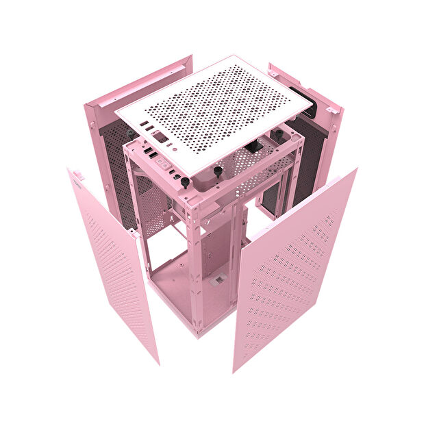 DF DLH21 Mini Tower Pembe Kasa PSU YOK